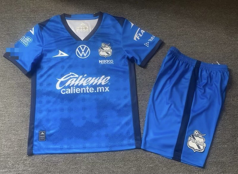25/26 Azul Oscuro Puebla Tercer Uniforme Niño