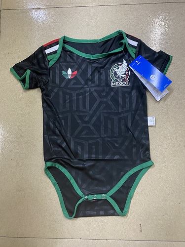 Negro México Tercer Uniforme Bebé