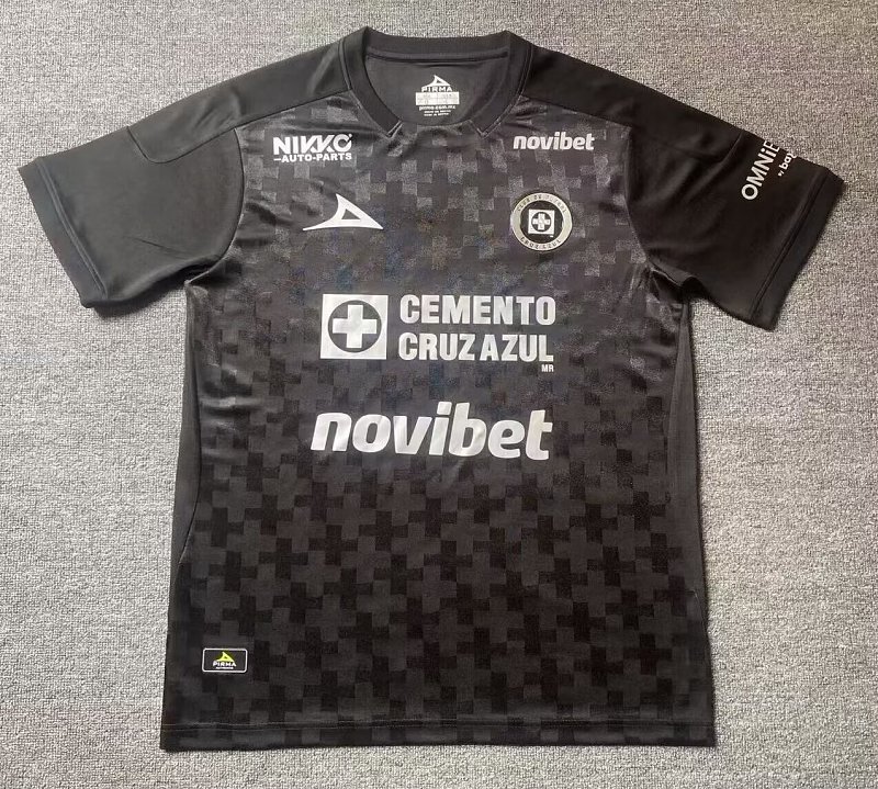 25 Cruz Azul Negro Tercer Uniforme Jugador