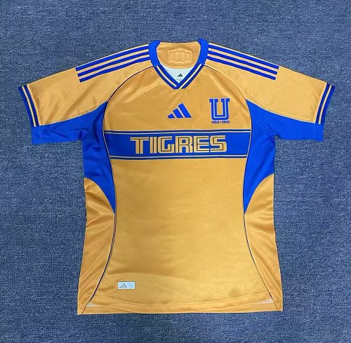 Nuevo Amarillo Tigres Sin Patrocinador Versión Jugador