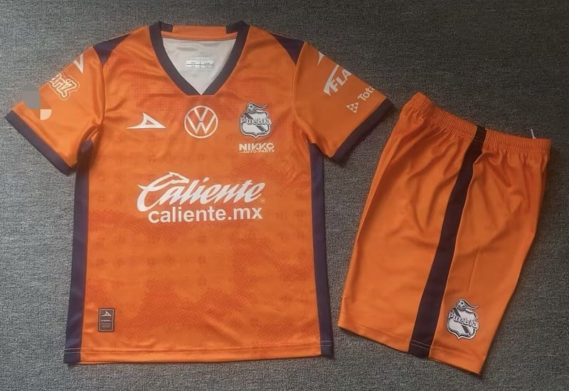 25/26 Naranja Puebla Tercer Uniforme Niño