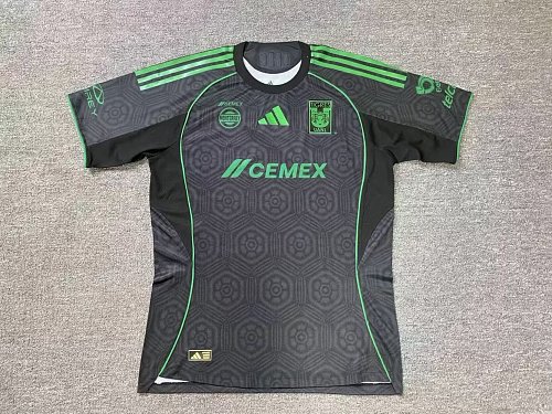 Negro y Verde Tigres Tercer Uniforme Versión Jugador