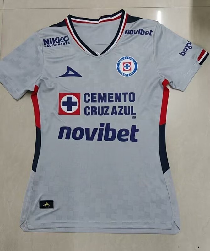 25/26 Cruz Azul Gris Visitante Mujer